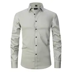 TIOZONEY - Camisa elástica talla grande