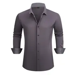 TIOZONEY - Camisa elástica talla grande