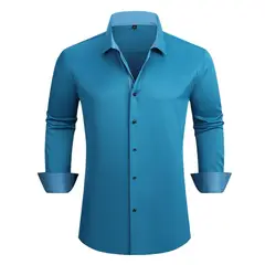 TIOZONEY - Camisa elástica talla grande