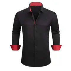 TIOZONEY - Camisa elástica talla grande