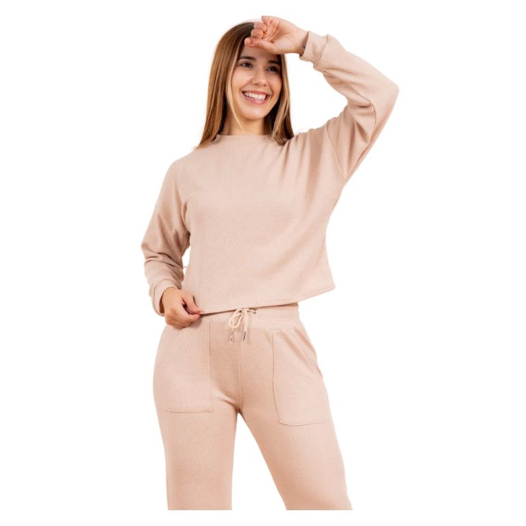 Conjunto Wafer Ange Polera y Pantalón Mujer
