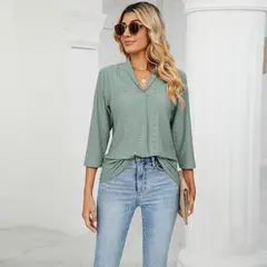 TIOZONEY - Blusa para Mujer Verano