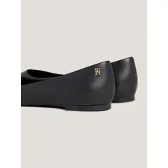 TOMMY HILFIGER - Bailarinas Essential de punta fina en cuero  TH