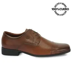 VIALE - Zapato Derby Casual EDER-2504 Cobre Homme Cuero