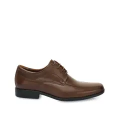 VIALE - Zapato Derby Vestir MATEO-068 MARRON Homme Cuero