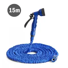 GENERICO - Manguera Retráctil hasta 15m Expandible + 7 Modos de Chorros