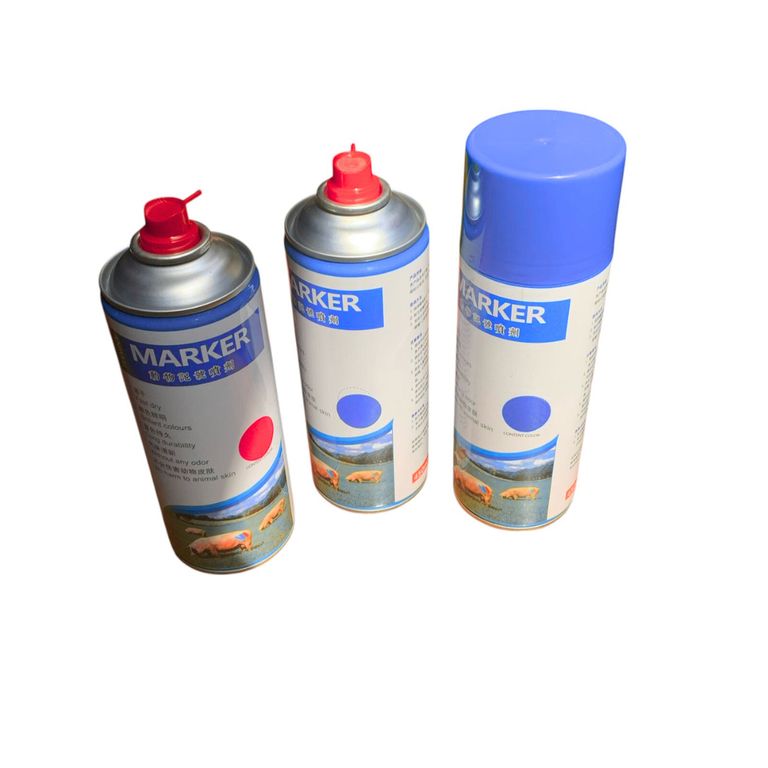 SPRAY MARCADOR AZUL PARA GANADO CERDO OVEJA VACA ETC