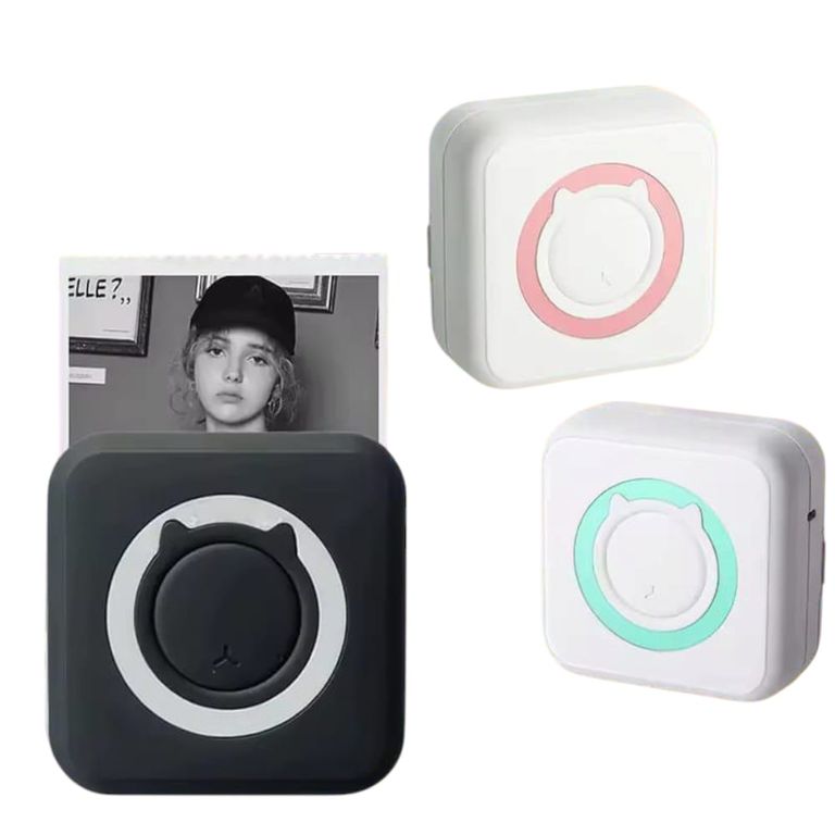 Bluetooth Mini Impresora Térmica Portátil Compatible con Smartphone
