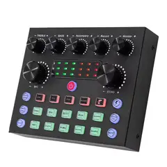 OEM - Tarjeta de Sonido V8S Interfaz Audio USB Para Grabación en Vivo