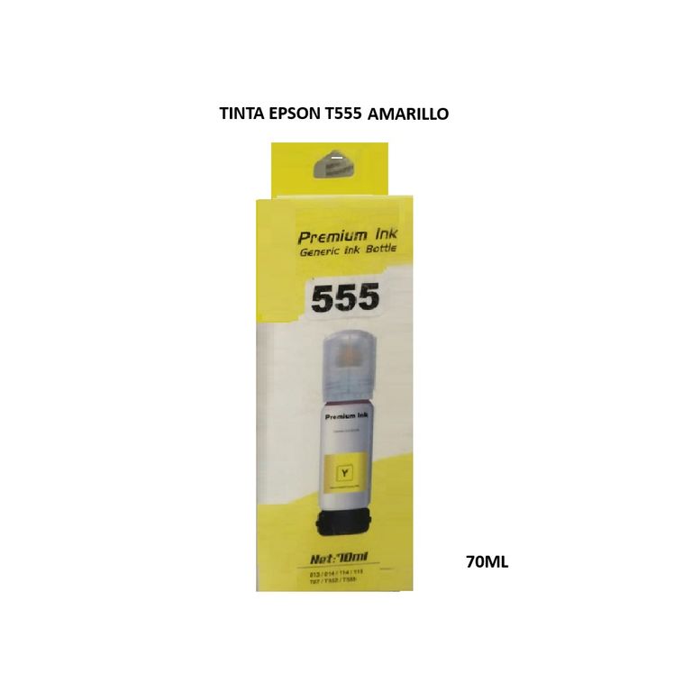 Tinta T555 Color Amarillo