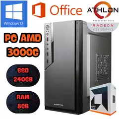 AMD - COMPUTADORA PC ATHLON 3000G RADEON VEGA SSD 240GB RAM 8GB
