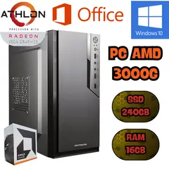 AMD - COMPUTADORA PC ATHLON 3000G RADEON VEGA SSD 240GB RAM 16GB