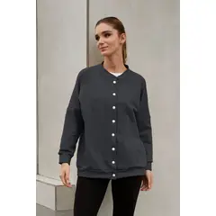 KONING - Polera Franela Oversized Mujer