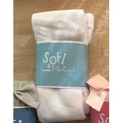 GENERICO - Pantimedias de algodón para niñas Sofi y Mati
