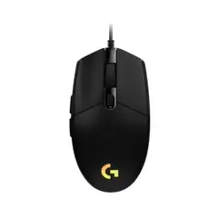 LOGITECH - MOUSE G203 LIGHTSYNC OPTICAL 8000 DPI RGB NEGRO