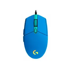 LOGITECH - MOUSE G203 LIGHTSYNC OPTICAL 8000 DPI RGB CON CABLE AZUL