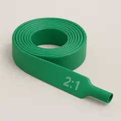 WOER - MANGA TUBO TERMOENCOGIBLE TERMOCONTRAIBLE DE 6MM VERDE 2 METROS