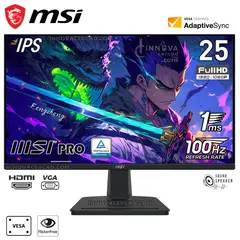 MSI - Monitor PRO MP251 25 IPS FHD 100Hz 1ms Parlante