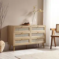 R&R MUEBLES - Cómoda Vintage Zatsu Marrón