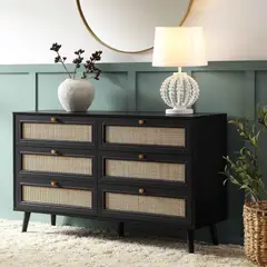 R&R MUEBLES - Cómoda Vintage Zatsu Negro