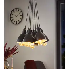 GENERICO - Lámpara Colgante Priddy Black Led