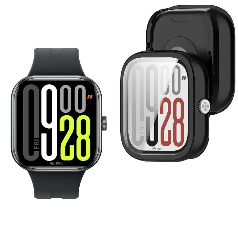 Smartwatch Redmi Watch 5 Negro + Case Protetor Negro