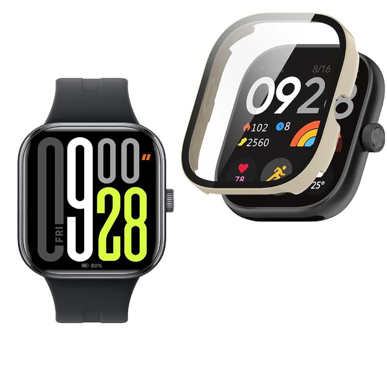 Smartwatch Redmi Watch 5 Negro + Case Protetor Beige