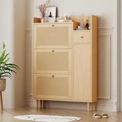 NACION MUEBLES - ZAPATERA NORDICA MARRÓN