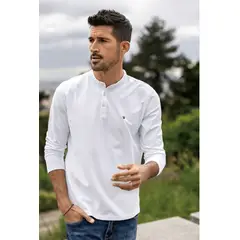 GENERICO - Polo Manga Larga 100% Algodón Hombre