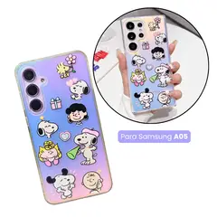 SNOOPY - CASE SAMSUNG A05 - EFECTO TORNASOL
