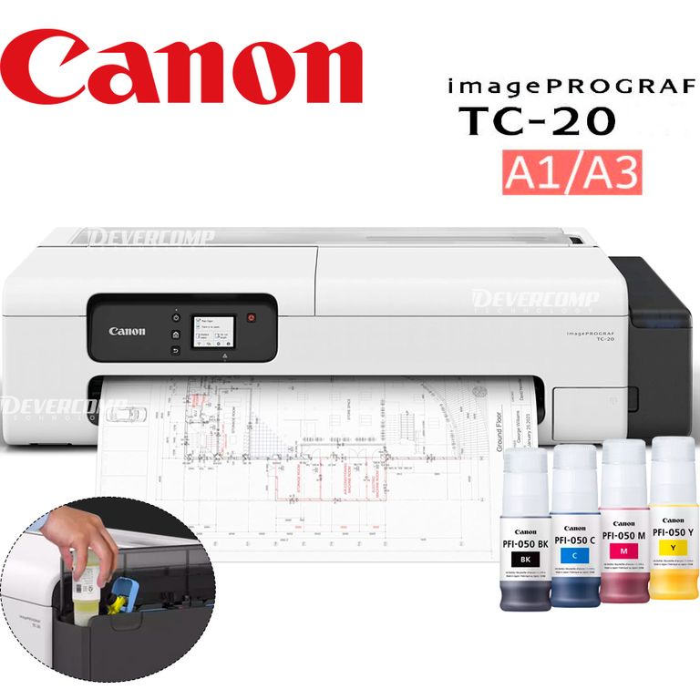 Impresora TC-20 A1 Plotter imagePROGRAF