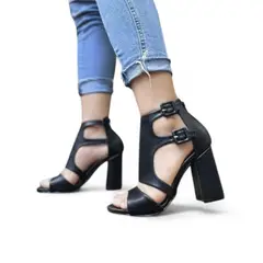 GENERICO - 12165C-68 Botin Mujer Yomar Agata Aguilar Color Negro