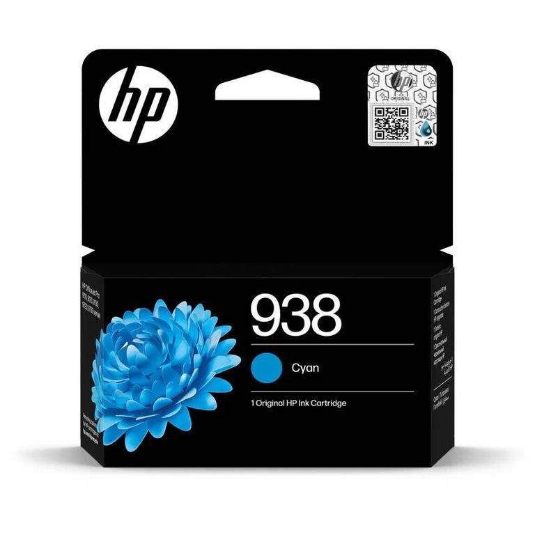 Cartucho de tinta 938 Cyan (4S6X5PL) OfficeJet 9130 800 Pag.