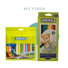 ALPHA - Plastilina jumbo mas caja colores borrables