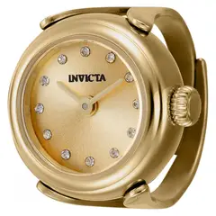 INVICTA - Reloj tipo Anillo 44483 Dorado Mujer