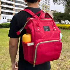 GENERICO - Mochila Pañalera Wine Baby