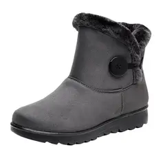 BLWOENS - Botas de algodón para Mujer - Gris