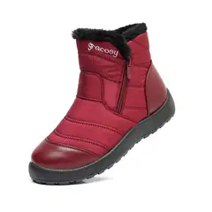 BLWOENS - Botas de algodón para Mujer - Rojo