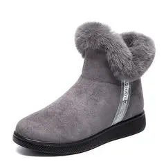 BLWOENS - Botas de algodón para Mujer - Gris