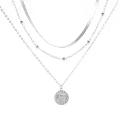 TIOZONEY - Collar De Plata Mujer