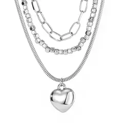 TIOZONEY - Collar De Plata Mujer