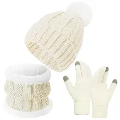 TIOZONEY - Pack Gorro Bufanda y Guantes