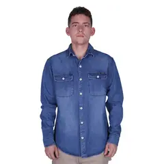 ELENEX - SOBRECAMISA VERKO DENIM HOMBRE