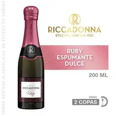 RICCADONNA - Espumante Ruby Botella 200ml