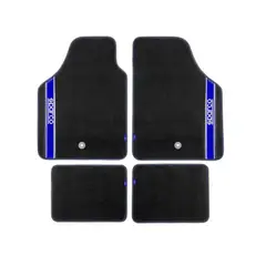 SPARCO - PISO ALFOMBRILLA 4 piezas 03763BBS