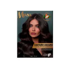 GENERICO - Shampoo Tinte Castaño Oscuro 2C 25mlx10 en Sachets Musa