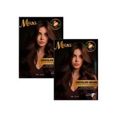 GENERICO - Shampoo Tinte Chocolate Oscuro 1CH 25mlx10 en Sachets Musa 2 und