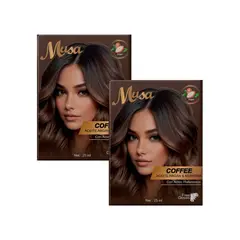 GENERICO - Shampoo Tinte Cafe 1B con Argan 25mlx10 en Sachets Musa 2 und