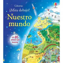 GENERICO - LIBRO NUESTRO MUNDO MIRA DEBAJO CON SOLAPAS