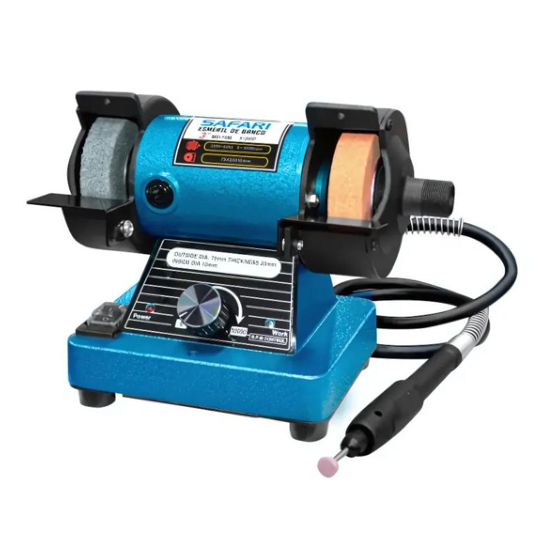 Esmeril de Banco de 3" Potencia 1/3Hp 220V 60Hz Safari